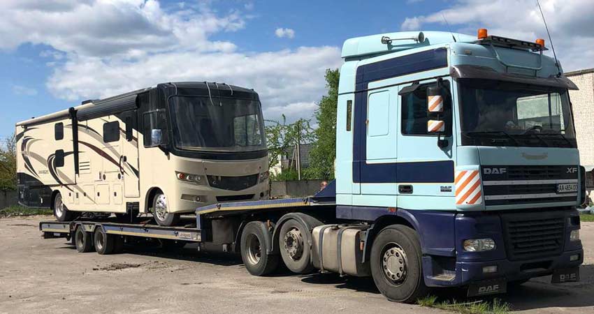 перевозка автобуса